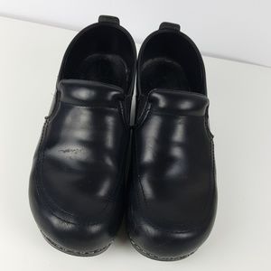 Dansko Black Clogs Stretch Nursing  Work Shoes 40